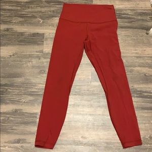 Lululemon align red size 6